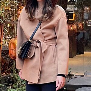 Shop the Curated Belted Women's Coat Beige Size XS / S